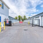 Secure Storage Entrance at Brooks Mini Storage